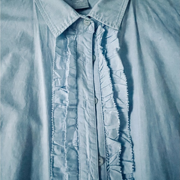 Cotton Ruffle Shirt - Picture 5 of 6